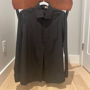 State & Liberty Mens Button-down Dress Shirt Chest Size 38 Black - Classic Fit